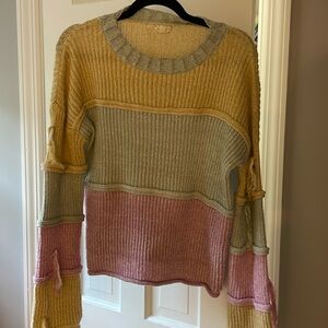Multi-color sweater